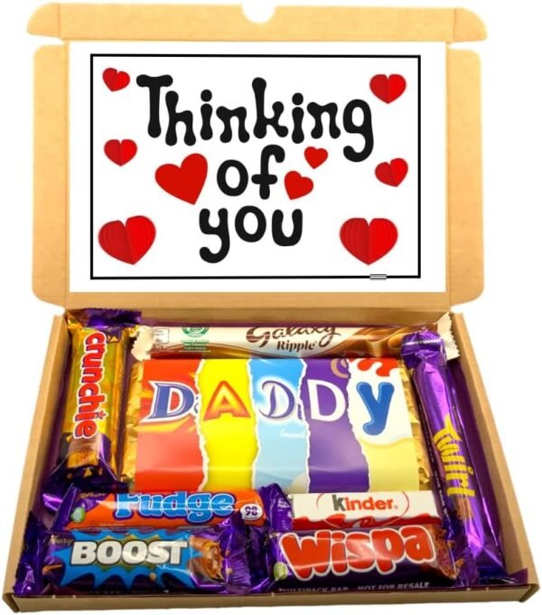 DADDY Chocolate Personalised Hamper Sweet Box1