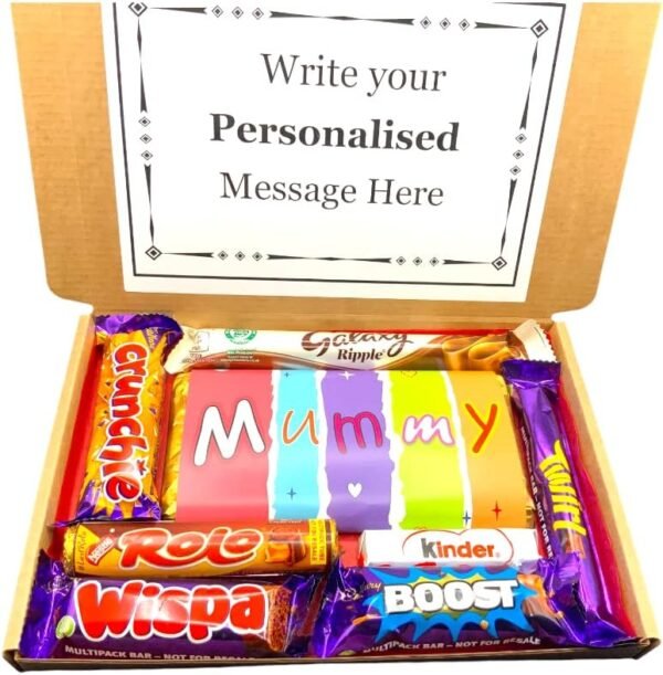 MUMMY Chocolate Personalised Hamper Sweet Box Mother's Day3