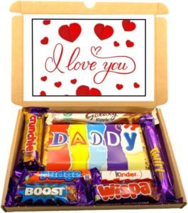 DADDY Chocolate Personalised Hamper Sweet Box6