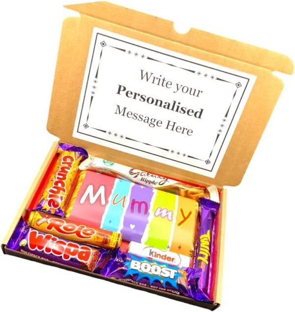 MUMMY Chocolate Personalised Hamper Sweet Box Mother's Day2