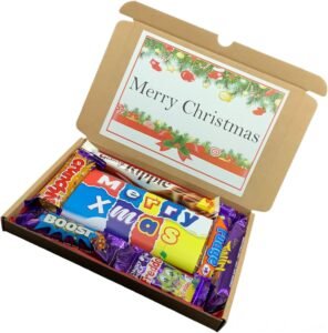 Christmas Merry Xmas Personalised Sweet Hamper Gift Box2