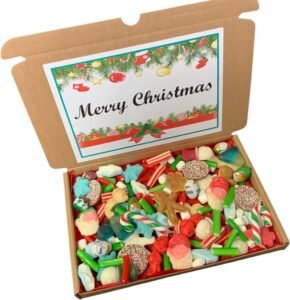 1KG CHRISTMAS PICK & MIX Sweet Box, Latter Box Hamper, Personalised Sweet Box, Gift for Christmas3