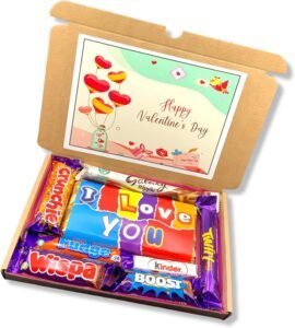 Valentine's Day Chocolate Personalised Hamper Gift Box2