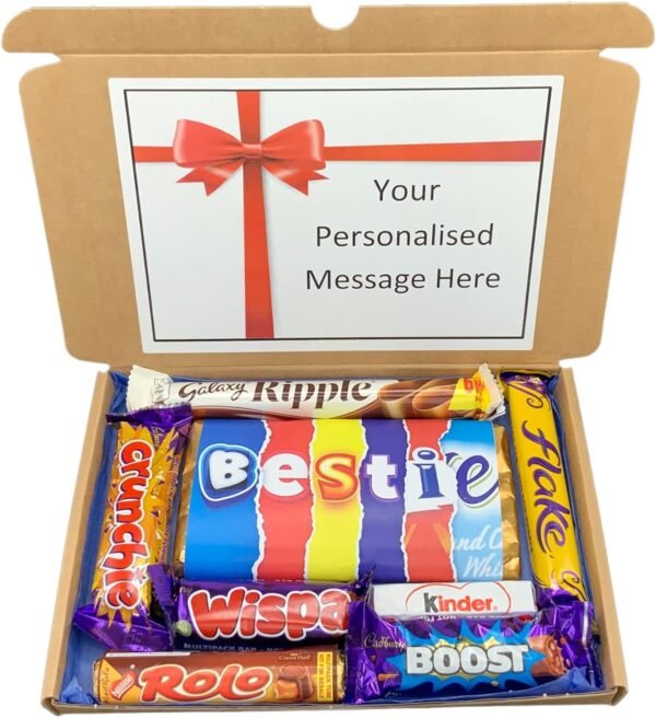 BESTIE Personalised Chocolate Hamper Sweet Box6