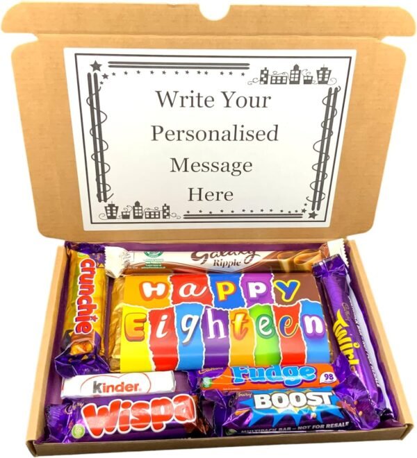 Happy Birthday Chocolate Box, 18th Birthday Gift, Birthday chocolate hamper, Gift for Her - Him, Gift for Friend 2