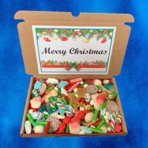 1KG CHRISTMAS PICK & MIX Sweet Box, Latter Box Hamper, Personalised Sweet Box, Gift for Christmas