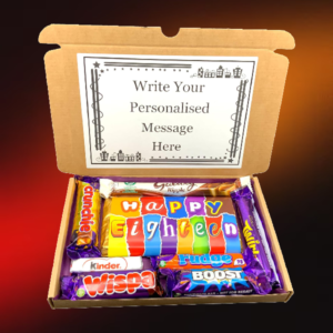 Happy Birthday Chocolate Box, 18th Birthday Gift, Birthday chocolate hamper, Gift for Her - Him, Gift for Friend