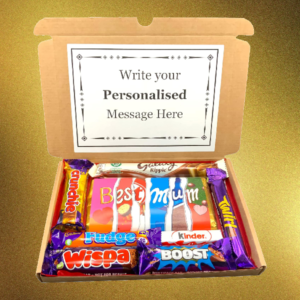 BEST MUM Chocolate Personalised Hamper Sweet Box