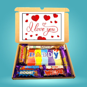 DADDY Chocolate Personalised Hamper Sweet Box