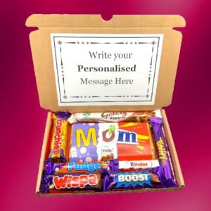 MOM Chocolate Personalised Hamper Sweet Box Mothers Day Gift
