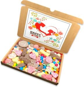 CHOCOLATE Pick N Mix Sweet Box, Personalised Chocolate Box, Chocolate Hamper Gift, Mum Gifts, Gift For Mothers Day (450g) 4