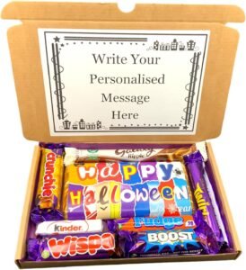 Happy Halloween Chocolate Hamper Sweet Box, Present for Halloween, Trick or Treat, Halloween Chocolate Bar