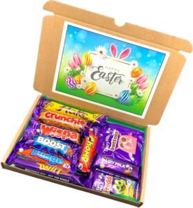 Medium EASTER Chocolate Hamper Sweet Box, Personalised Chocolate Hamper, Gift For Easter, Easter Present