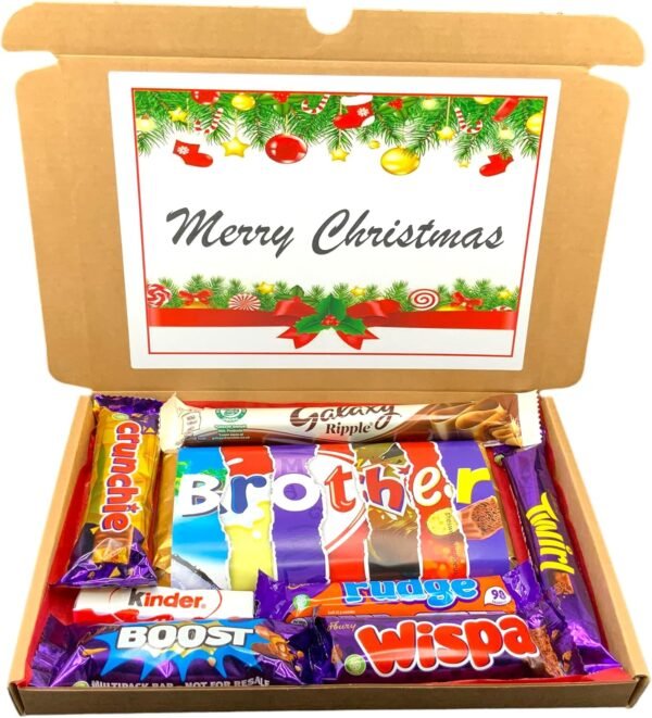 Brother Chocolate Hamper Sweet Box, Gift For Brother, Birthday Gift, Thank You, Gift For Him, for Brother, Easter, Halloween Present (Happy Halloween)