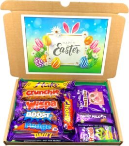 Medium EASTER Chocolate Hamper Sweet Box, Personalised Chocolate Hamper, Gift For Easter, Easter Present