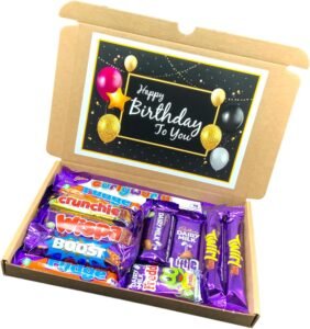 Medium Chocolate Hamper, Birthday Chocolate Hamper, Birthday Gift, Present for Her - Him, Birthday Gift