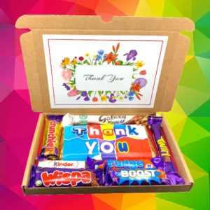 THANK YOU Chocolate Hamper Gift, Letter box Gift, Present for Staff, Chocolate Hamper Gift, Thank You Hamper